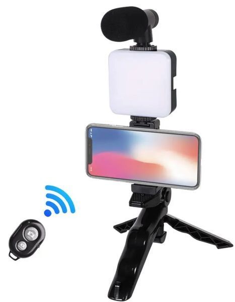Комплект для видеоблогинга VIDEO-MAKING KIT AY49 для смартфона с переходником Type-C (2104619152) 2104619152 фото