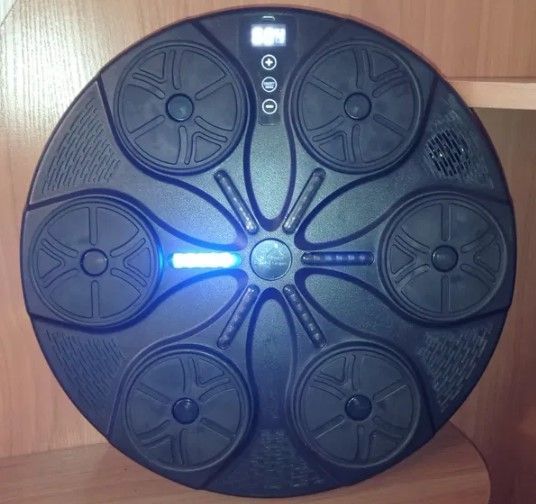 Тренажер для боксу з шістьма мішенями з LED підсвічуванням з рукавичками та музикою (2104618507) 2104618507 фото