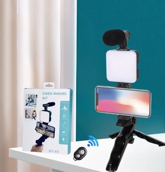 Комплект для видеоблогинга VIDEO-MAKING KIT AY49 для смартфона с переходником Type-C (2104619152) 2104619152 фото