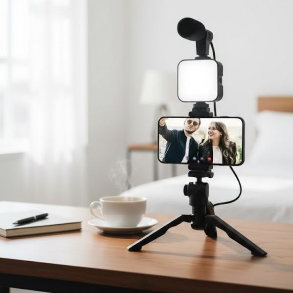 Комплект для видеоблогинга VIDEO-MAKING KIT AY49 для смартфона с переходником Type-C (2104619152) 2104619152 фото