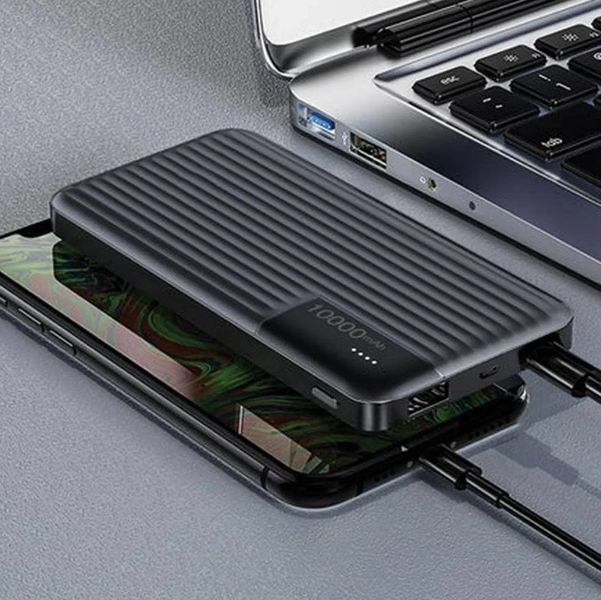 Портативний повербанк Power Bank LENYES PX161 MicroUSB і Type-C 10000 mAh (2104619100) 2104619100 фото