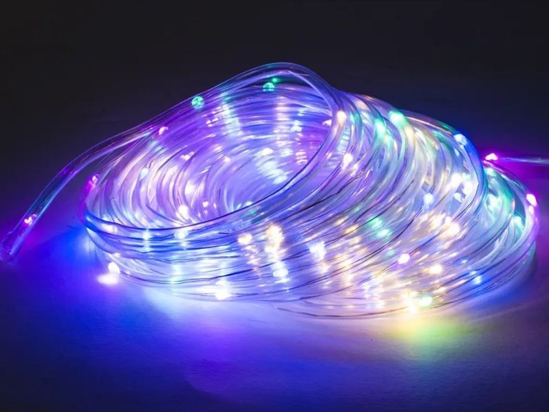Світлодіодна гірлянда Краплі роси від USB 500 LED, 50 метрів, 8 режимів світіння, мультиколір 2104618961 фото