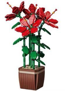 Конструктор декоративний Majestic Rhododendron Серія Floral Wealth Рододендрон 926 деталей 2104619351 фото