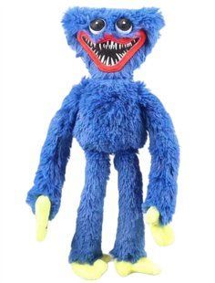 Мягкая игрушка Хаги Ваги Huggy Wuggy с липучками на руках 40х15 см Синий 1756375361 фото