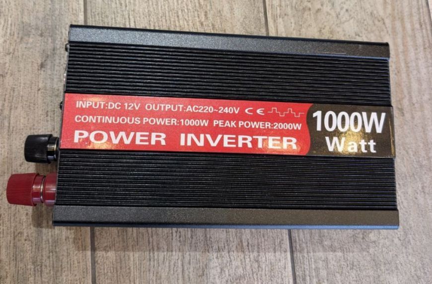 Інветрер Power Inverter DC 12 AC 220-240 V 1000W модифікована синусоїда (2104619061) 2104619061 фото
