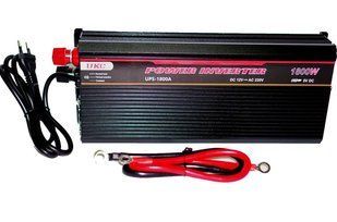 Інвертор UKC 1800W для перетворення 12V в 220V і зарядки акумуляторів 2104618314 фото