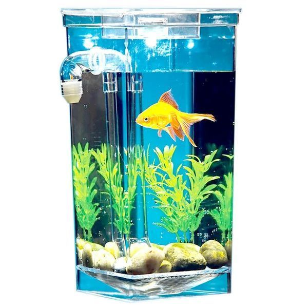 Детский прочный самоочищающийся аквариум My Fun Fish из LED подсветкой 1756375765 фото