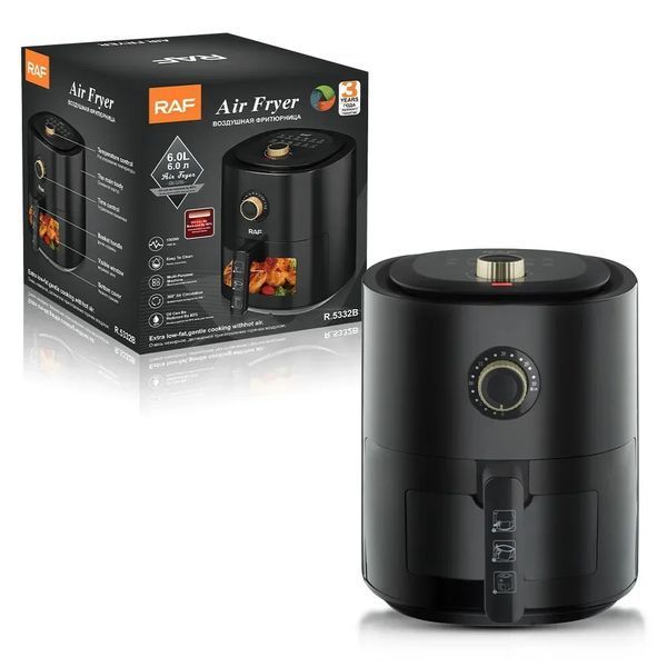 Многофункциональная аэрофритюрница RAF R 5332B с мощностью 1500W 2104218255 фото