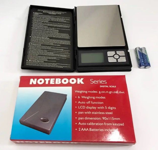 Портативні електронні ювелірні ваги Notebook Series від 0,01 до 500г (2104618655) 2104618655 фото