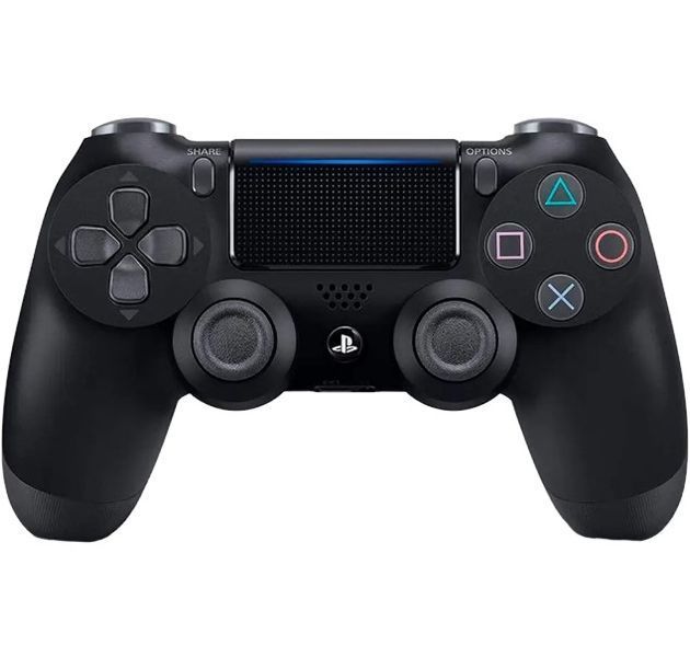 Комплект джойстиків + зарядний пристрій для пристроїв PS4 V2 чорний (2104618557) 2104618557 фото