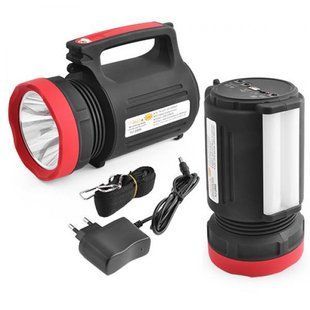 Аккумуляторный мощный фонарь Yajia YJ - 2886, 5W+22SMD, USB power bank 1756375677 фото