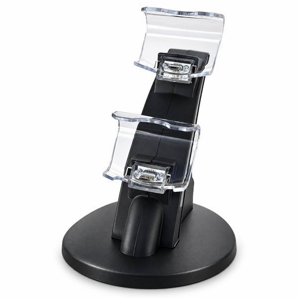 Подвійна зарядна станція Dual USB Charging Stand для контролерів PS4 Slim/Pro, модель HB-P4002B M1282  фото