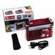 Портативне радіо GOLON RX-382 FM/AM/SW з USB, TF, акумулятором та LED-ліхтарем M1151  фото 3