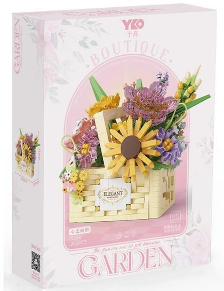 Конструктор Box of Light Серія Provence Квітковий кошик з підсвіткою 1263 деталі 2104619316 фото
