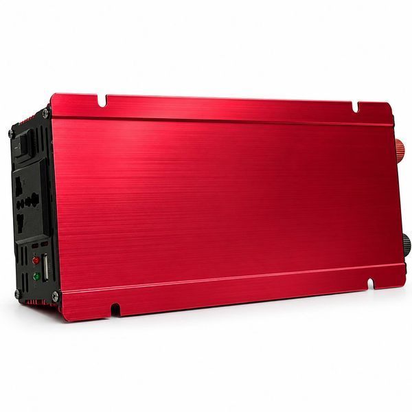 Інвертор UKC KC-2000D LCD 12В/220В, перетворювач напруги з піковою потужністю 2000 Вт, USB, для автомобіля та резервного живлення від акумулятора M1330 фото
