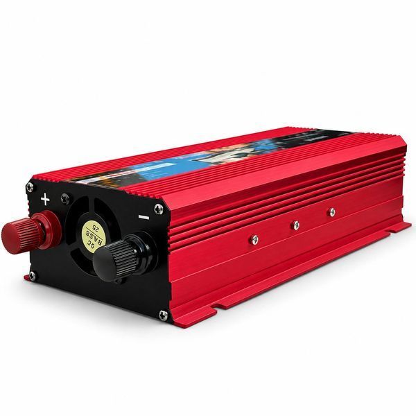 Інвертор UKC KC-2000D LCD 12В/220В, перетворювач напруги з піковою потужністю 2000 Вт, USB, для автомобіля та резервного живлення від акумулятора M1330 фото