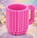 Кухоль-конструктор Build-On Brick Mug для напоїв 350 мл Рожевий (2104619266) 2104619266 фото 7