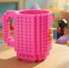 Кухоль-конструктор Build-On Brick Mug для напоїв 350 мл Рожевий (2104619266) 2104619266 фото 6