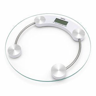 Электронные напольные весы со стеклянной платформой Health Mini Scale 2003A до 180 кг M1072 фото