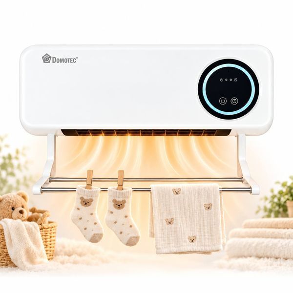 Настінний обігрівач - сушарка Domotec MS-5963 2000 Вт з пультом та таймером  M1284 фото