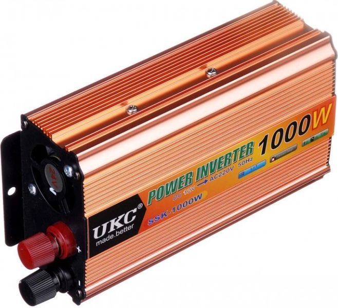 Інвертор автомобільний перетворювач UKC 1000 W AC/DC 12 - 220 V (1756375721) 1756375721 фото
