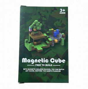 Магнітний конструктор Magnetic Cube 12 куб 3 шт. 2104619268 фото