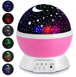 Ночник детский проектор звездное небо SmartUS Star Master Pink 2008299345 фото