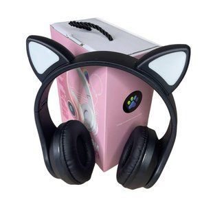 Наушники детские Cat Ear В39М с радио и блютуз черные 1756375770 фото