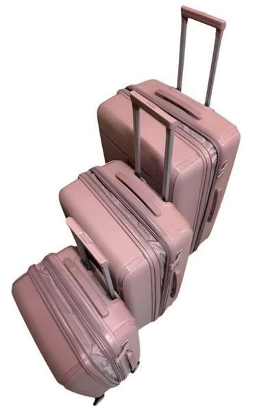 Комплект валіз на колесах Gems 3 Pink Topaz Рожевий 3 шт (2104619230) 2104619230 фото