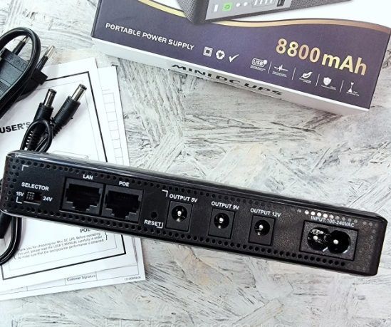 Джерело безперебійного живлення Mini UPS SKE POE-432N для роутера (2104619010) 2104619010 фото