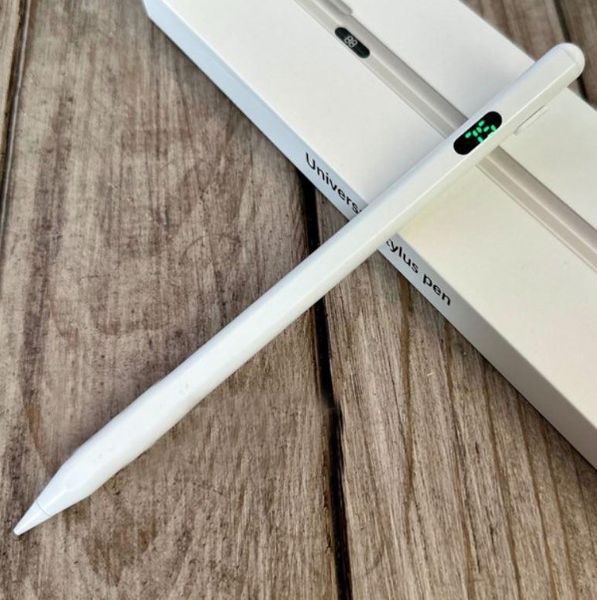 Активний стилус ємнісний Stylus Pen 2268 для різних пристроїв iOS/Android/Windows білий 2104618472 фото