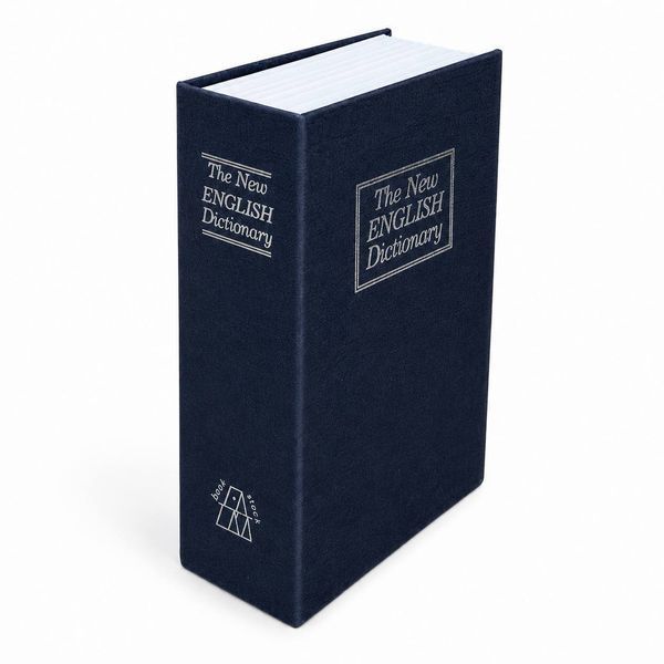 Книга-сейф BookSafe 180&times;115&times;55 мм с замком темно синяя M1161  фото