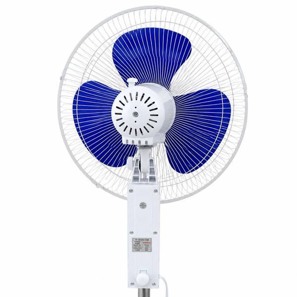 Напольный вентилятор POWER MAX FS40-5 16" White/Blue, 40 Вт, 3 скорости M1116 фото