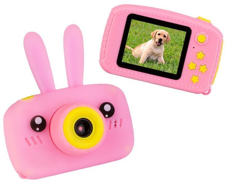 Дитяча цифрова фотокамера Smart Kids Camera фотоапарат Рожевий 2104618330 фото