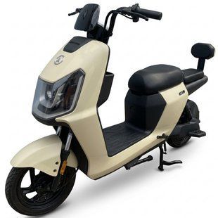 Электроскутер Oscar Amir LiFePO4 аккумуляторный 800W/48W/20Ah Бежевый 2104619483 фото