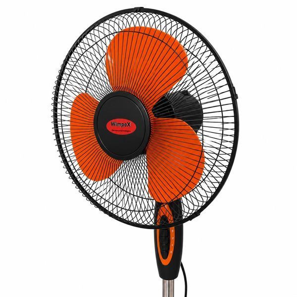 Підлоговий вентилятор білий WimpeX WX-1611 16" | 100 Вт | 3 швидкості | поворот 90&deg; | регулювання висоти M1117 фото