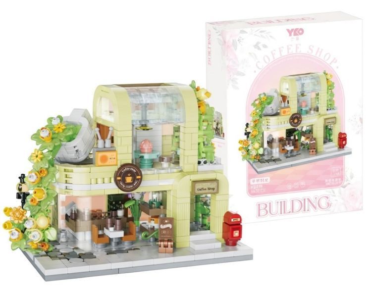 Конструктор Greenhouse Серія Buildings in flowers Вуличні квіти 936 деталей 2104619326 фото