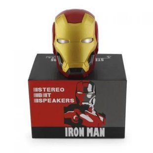 Портативная беспроводная Bluetooth колонка Iron Man Железный человек micro-USB SD/microSD/TF Card 1756374595 фото