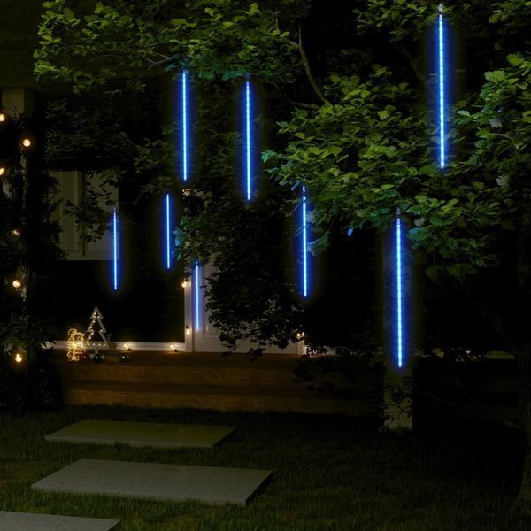Світлодіодна LED-гірлянда-сосульки для фасаду та вулиці 50 см Синій  2104618856 фото