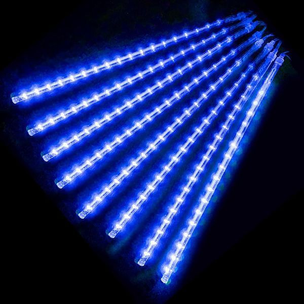 Світлодіодна LED-гірлянда-сосульки для фасаду та вулиці 50 см Синій  2104618856 фото