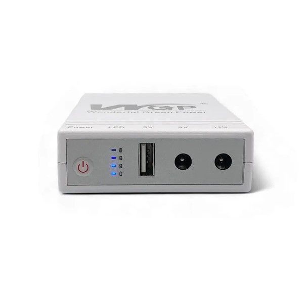 Джерело безперебійного живлення для роутера WGP mini DC UPS 103A 10400 mAh 38Wh, Білий 2104618267 фото